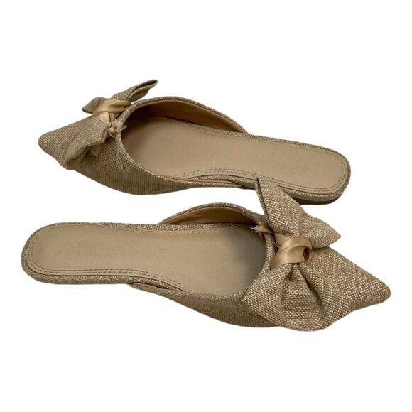 Asos Design  Women’s Beige Tan Slip On ,Toe Flat .Shoes size 7. - Picture 10 of 13